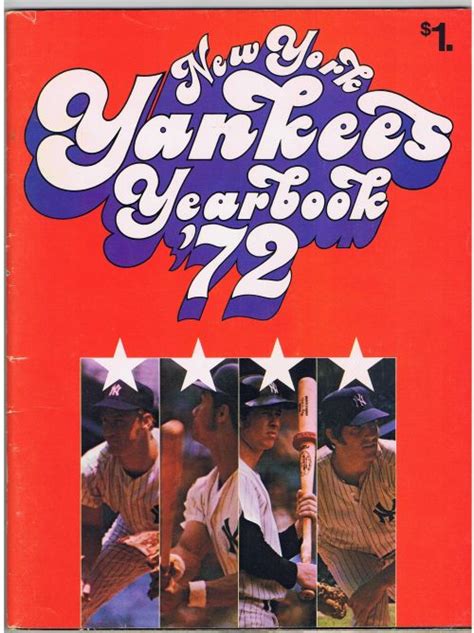 1972 ny yankees roster|1972 yankees yearbook.